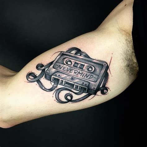 metal music box tattoo|music music tattoos for men.